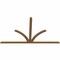 Ekena Millwork Richland Timber Gable Bracket, Western Red Cedar, 96"W x 56"H x 1 1/2"D x 3 1/2"F, 14/12 Pitch GBW096X56X0204RIC00SWR - alternate 2